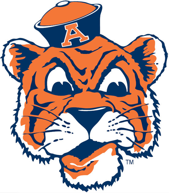 Auburn Tigers 1957-1970 Primary Logo vinyl decal